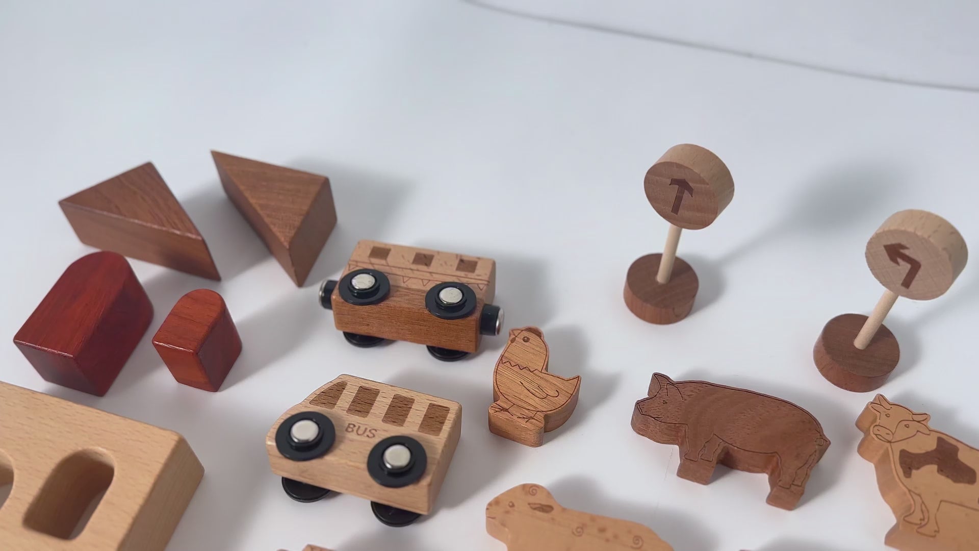 Miosea Wooden Train Set