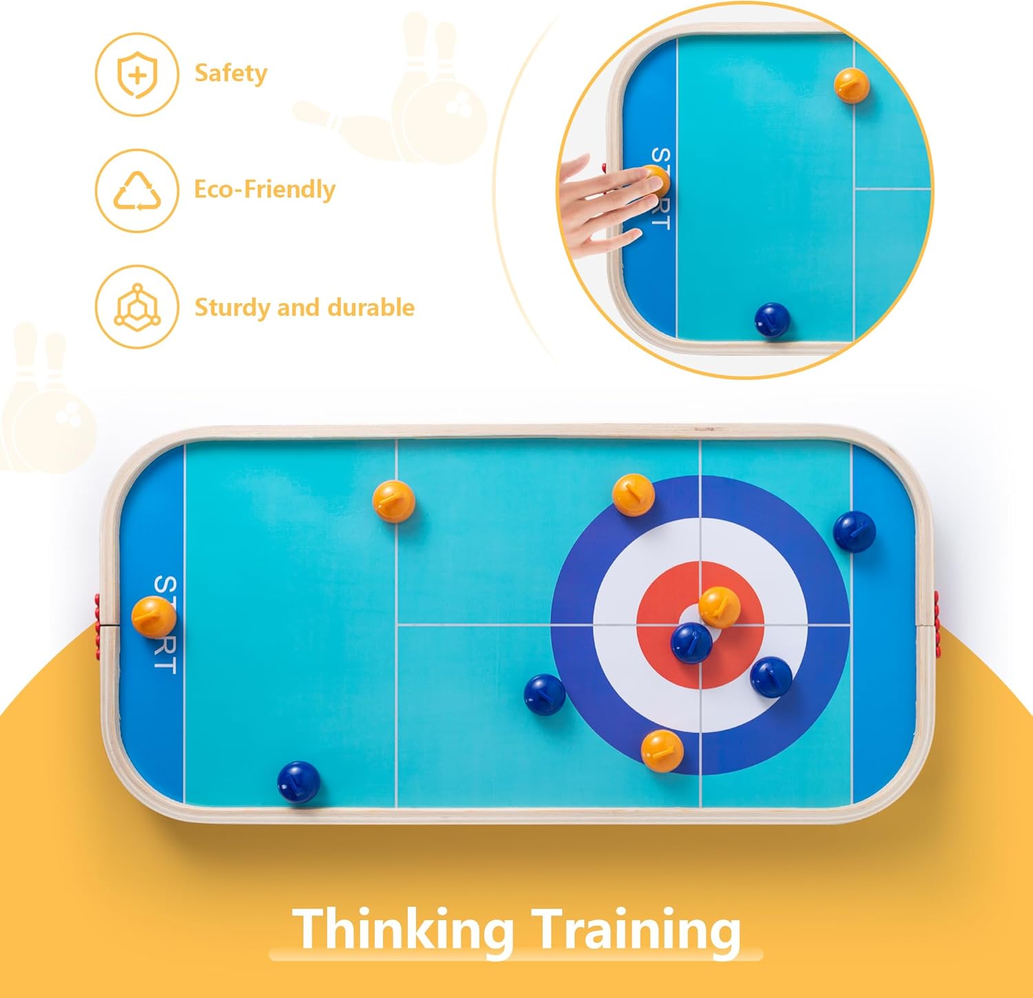Miosea 3-in-1 Table Game Curling