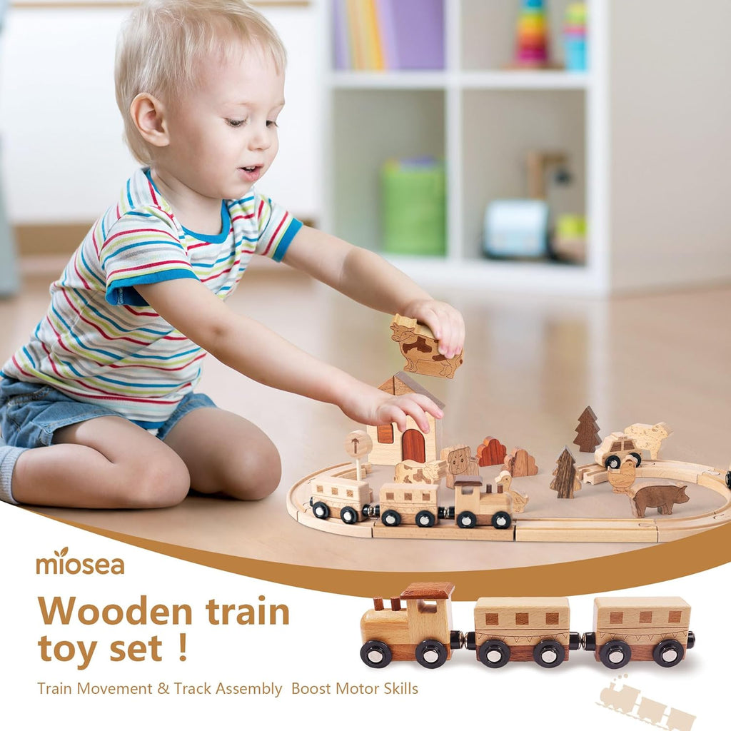 Miosea Wooden Train Set